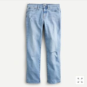 Jcrew Ripped Slim Boyfriend Jeans